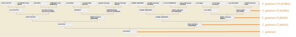 obrazkove graficke zpracovani rodokmenu