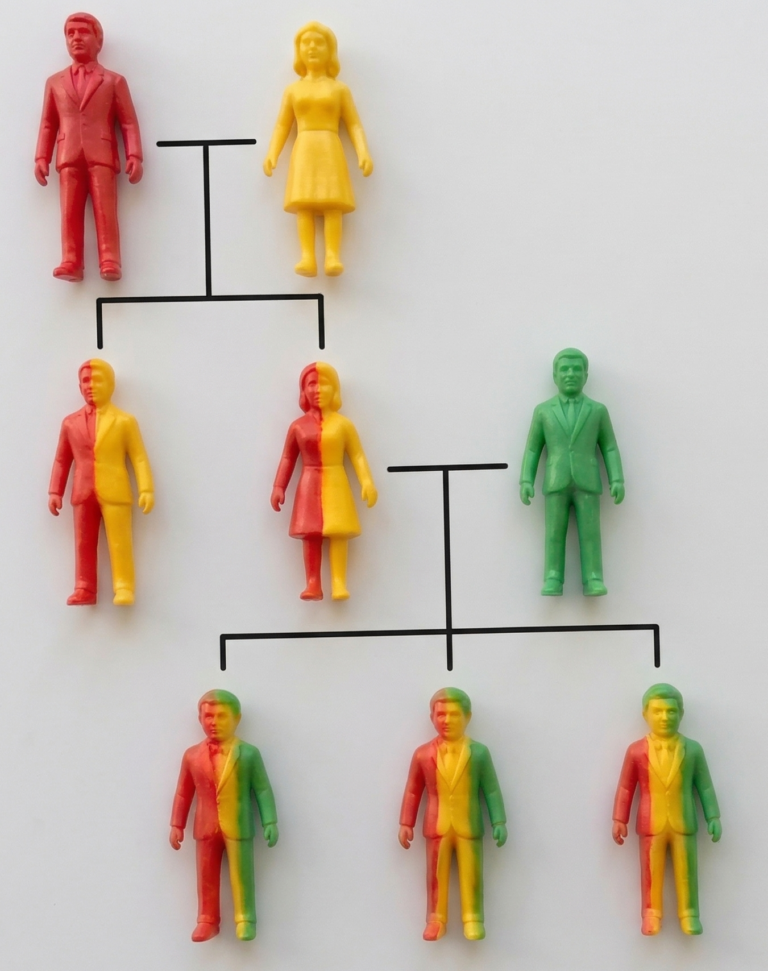 Dědičnost Heredity Vererbung Chromozom