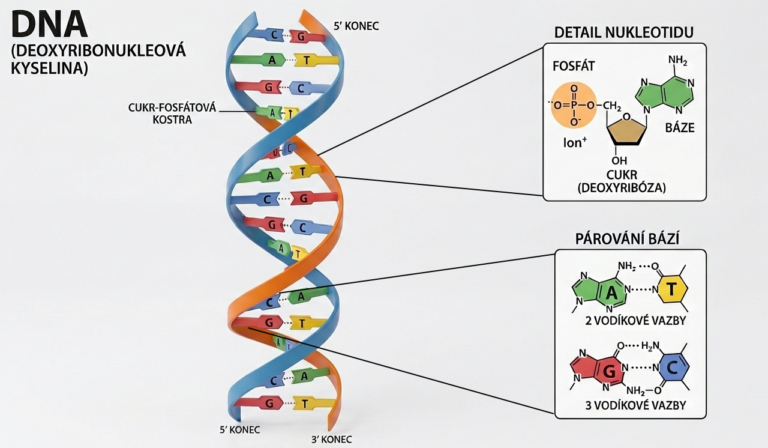 DNA šroubovice, dědičnost, nukleotid